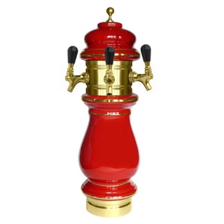 CERAMIC TOWER, 3-FCT AIR (RED/GOLD)