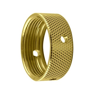 FAUCET COUPLING RING-KNURLED (PVD GOLD)