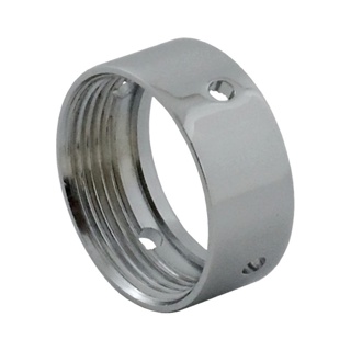 FAUCET COUPLING RING-SMOOTH (CHROME)