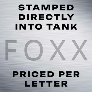 CYLINDER STAMPING (PER CHARACTER) FOXX