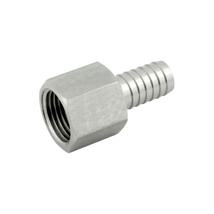 HEX ADAPTER, 1/2"FPT x 1/2"B (304 S/S)