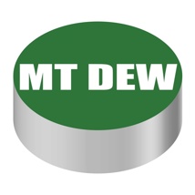 ID CAP-ROUND, GREEN/WHITE (MT DEW)
