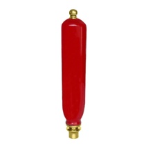 CERAMIC HANDLE-MODEL A65 (RED-W/GOLD TRIM)