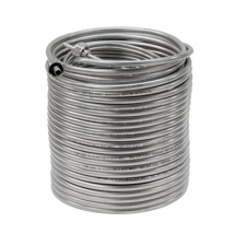 COIL W/FITTINGS-304 S/S, 9.5"-DIA. (120'L - RIGHT)