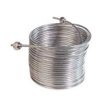COIL W/FITTINGS-304 S/S, 9.5"-DIA.  (50'L - RIGHT)