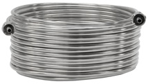 COIL W/FITTINGS-304 S/S, 10.5"-DIA.  (70'L -RIGHT)
