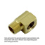 90° ELBOW, 3/4"FPT x 3/4"MPT (BRASS)